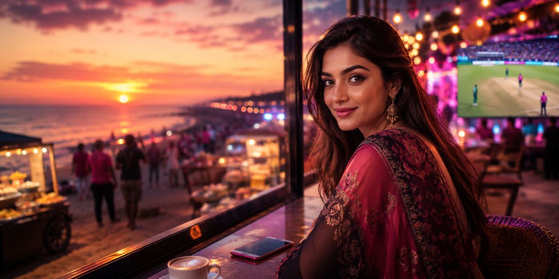 সেন্ট মার্টিনে সমুদ্র সৈকতে pinnacle ভিআইপি সদস্য ক্রিকেট বেটিং উপভোগ করছেন